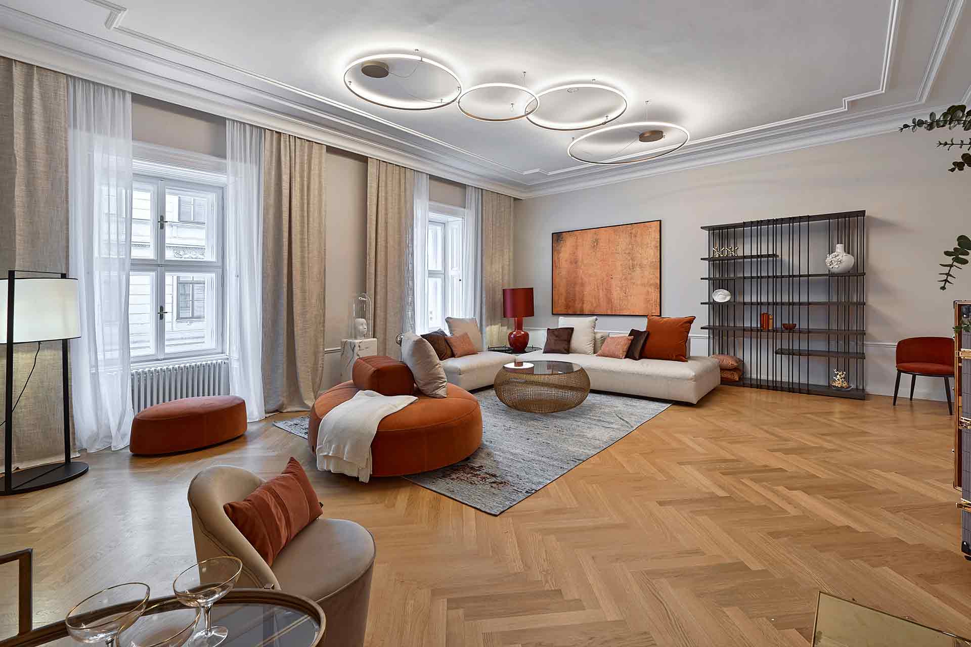 Privater Wohnraum mit Interior Design